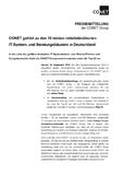 CONET gehört zu den 10 besten mittelständischen IT-System- und Beratungshäusern in Deutschland