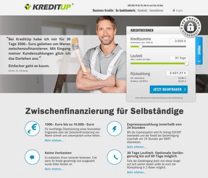 Berliner FinTech Startup KreditUP automatisiert die Kreditvergabe in Deutschland (FOTO)