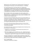 Stellungnahme des Präsidenten der Fachhochschule Flensburg zur Zuordnung der Hochschulen zum Sozialministerium (17.09.2014)
