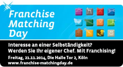 Franchise Matching Day – Highlight des deutschen Franchisemarktes erstmals in Köln – Informationen sammeln und 4-Augengespräche für den eigenen Weg in die Selbstständigkeit führen (FOTO)