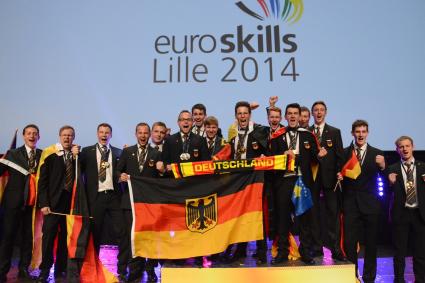 Fünf Goldmedaillen für Team Germany bei EM der Berufe in Lille (FOTO)