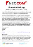 Verleihung des E-Commerce Startup Awards
