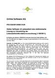 Online Software AG präsentiert eine elektronische Lösung zur Umsetzung der Lebensmittelinformationsverordnung (1169/2011)