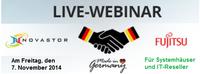 Attraktives Backup- und Restore-Bundle von NovaStor und Fujitsu zur optimalen Datensicherung wir in einem gemeinsamen Webinar am 7.11.2014 vorgestellt