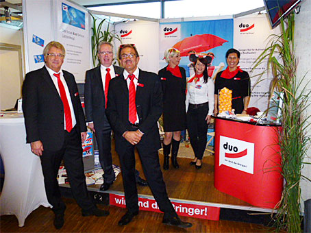 DUO in Aktion auf der Wirtschaftsmesse Hannover