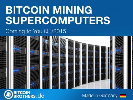 Massive Maschinen basierend auf 3D 16nm FinFET ASICs stellen den Bitcoin Kurs wieder her und skalieren die blockchain für die Zukunft / Bitcoin Mining auf Supercomputern (FOTO)