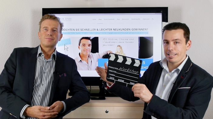 Mit Schirm, Charme und Videokamera neue Kunden gewinnen Mit Schirm, Charme und Videokamera neue Kunden gewinnen