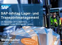 Westernacher auf dem SAP-Infotag Lager- und Transportmanagement: Optimierung der Supply Chain mit Planungs- und Execution-Lösungen