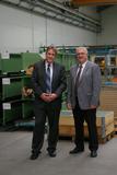 Staatssekretär zu Gast  bei der AMI Förder- und Lagertechnik GmbH