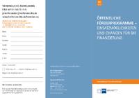 IHK-Veranstaltung „Öffentliche Förderprogramme – Einsatzmöglichkeiten und Chancen“
