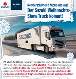 Der Suzuki Weihnachts-Truck kommt