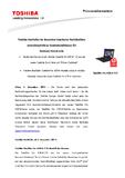 Toshiba BestSeller im Dezember bescheren Fachhändlern vorweihnachtliche Sonderkonditionen für Business-Notebooks