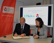 FH Lübeck und CP Kelco unterzeichneten Vereinbarung