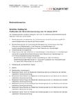 Schaffner Holding AG: Traktanden der Generalversammlung vom 15. Januar 2015