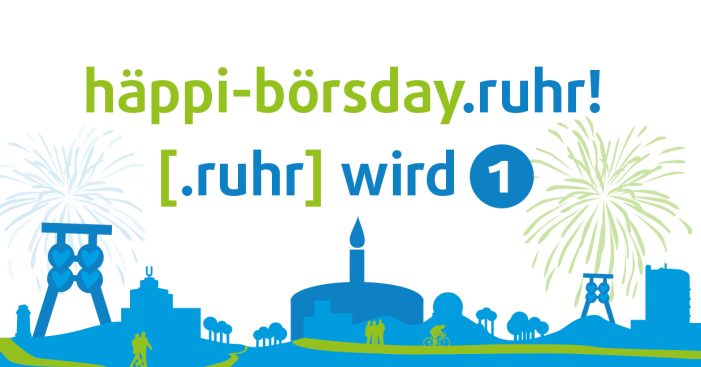 Häppi Börsday, liebe Ruhr-Domain!