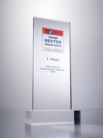 Focus-Money Versicherungspreis „Bester Lebensversicherer 2014“ geht an PrismaLife (FOTO)