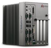 Modularer, lüfterloser Embedded-Computer mit Intel-Atom-Quad-Core-Prozessor und PCI/PCIe-Erweiterungs-Slots