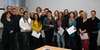 16 Teilnehmerinnen und Teilnehr absolvierten Weiterbildung  „Sozialpsychiatrische Fachkraft in der Arbeit mit Familien“