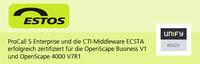 ProCall 5 Enterprise und ECSTA 4 von ESTOS sind Unify Ready