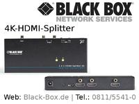 4K-HDMI-Splitter von Black Boxüberträgt UHD-Videosignale auf bis zu 8 UltraHD-Screens