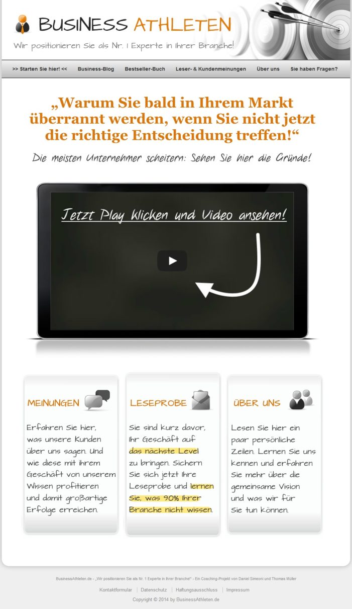 Warum schöne Firmen-Webseiten dem Unternehmer meist keine Kunden bringen! Warum schöne Firmen-Webseiten dem Unternehmer meist keine Kunden bringen!