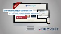 Keyweb: Ein Homepage-Baukasten zu erstklassigen Konditionen