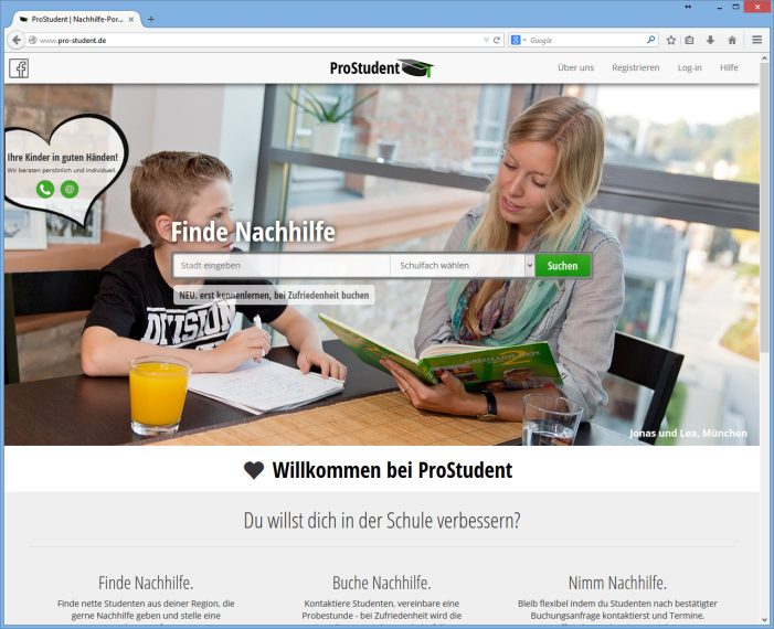 Bessere Noten dank neuem Nachhilfe-Service Bessere Noten dank neuem Nachhilfe-Service