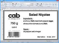 Lebensmitteletiketten: cablabel Software kennzeichnet Allergene EU-konform