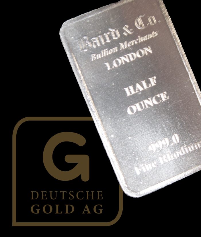 Der Markt schreit nach Rhodium Der Markt schreit nach Rhodium