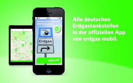 Offizielle Erdgastankstellen-App von erdgas mobil: neue Funktionen, aktualisiertes Design und nun auch für Android (FOTO)