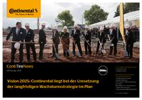 Vision 2025: Continental liegt bei der Umsetzung der langfristigen Wachstumsstrategie im Plan