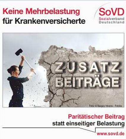 Sozialverband: Keine Mehrbelastung für Krankenversicherte – Arbeitgeber in die Pflicht nehmen (FOTO)