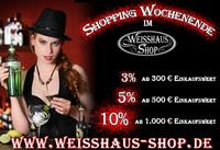 Nur an diesem Wochenende: Premium-Spirituosen zum Schnäppchenpreis im Weisshaus Shop