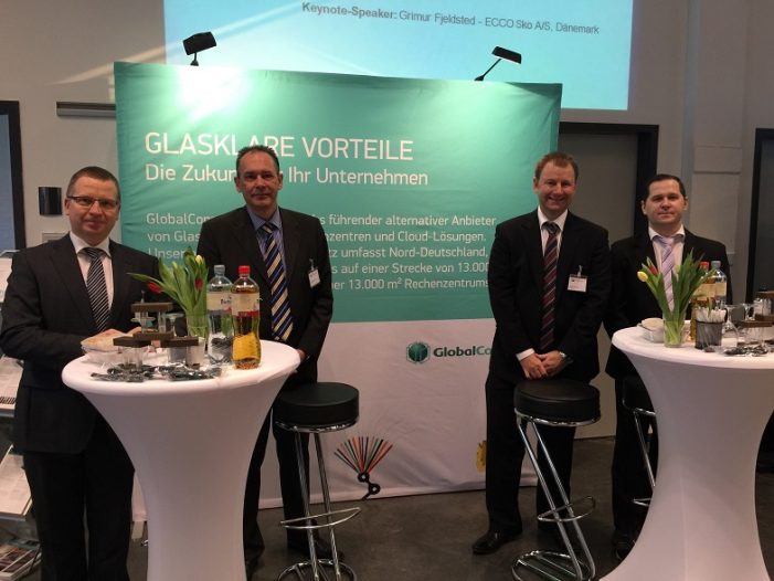GlobalConnect berät über Glasfaser Highspeed Internet Verbindungen auf der Fair4Business Messe in Neumünster