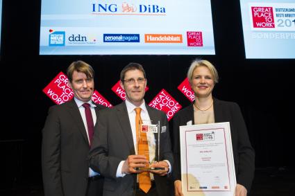 Deutschlands beste Arbeitgeber 2015: ING-DiBa ganz vorn dabei / Auszeichnung mit dem Sonderpreis „Diversity“ für besondere Ausbildungschancen (FOTO)