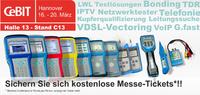 Gratis CeBIT 2015 Tickets vom Profi für Mess- und Prüftechnik