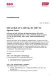GDD und BvD am 18.3.2015 auf der CeBIT mit eigenem Forum