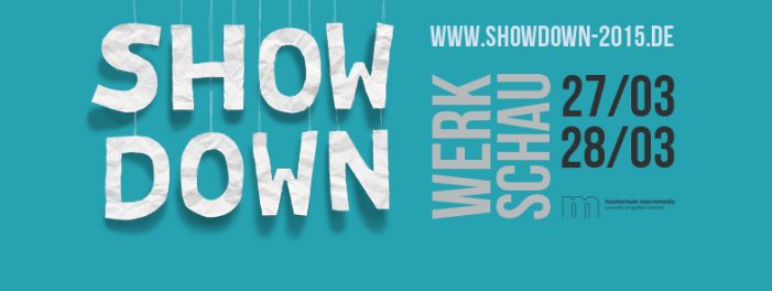 Hochschule Macromedia lädt zur zweitägigen Werkschau „Showdown 2015“