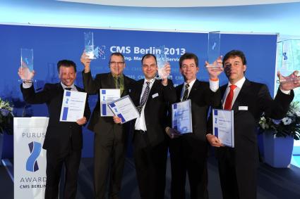 3CMS 2015 (22. bis 25. September): Bewerbungsstart für den CMS Purus Award 2015 – Begehrte Auszeichnung für Design, Funktion und Innovation (FOTO)