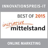 Auszeichnung?BEST-OF-2015? für die Web-to-Print und Brandmanagementlösung ci-bookTM