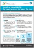NovaStorüberarbeitet das ValueCREATE! Partnerprogramm für Server-Backup: IT-Fachhändler und Systemhäuser profitieren von zusätzlichen Leistungen