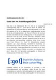 Guter Start ins Ausbildungsjahr 2015