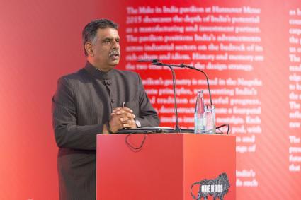 Hannover Messe: Indischer Bundesstaat Rajasthanüberzeugt deutsche Investoren / Der Industrieminister des größten indischen Bundesstaates präsentiert eine investitionsfreundliche und moderne Region (FOTO)