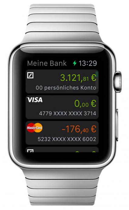 Das Konto am Handgelenk: Deutsche Bank bietet Banking mit der Apple Watch (FOTO)