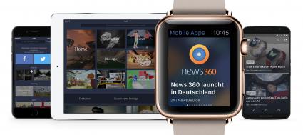 News360: Intelligente Nachrichten-App launcht in Deutschland / 
Personalisierte Nachrichten im Stream – auch auf der Apple Watch (FOTO)