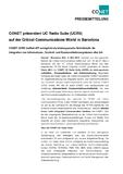 CONET präsentiert UC Radio Suite (UCRS) auf der Critical Communications World in Barcelona