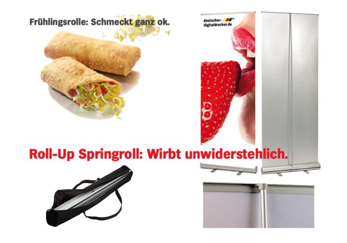 Aktionsangebot für mobile Roll-Up Werbeplakate bei deutscher-digitaldrucker.de