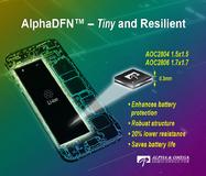 Neue AlphaDFNTM-Familie von AOS verbessert den Batterieschutz in mobilen Anwendungen