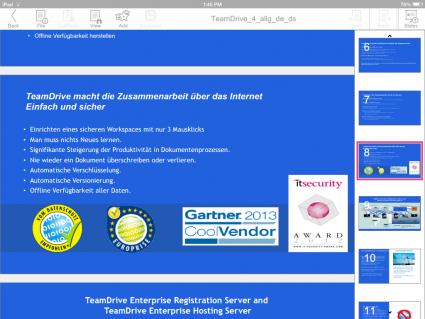 SecureOffice: Sichere Datensynchronisation auf mobilen Endgeräten mit direkter Office-Integration (FOTO)
