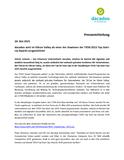dacadoo wird im Silicon Valley als einer der Gewinner der TiE50 2015 Top Start-Up Awards ausgezeichnet